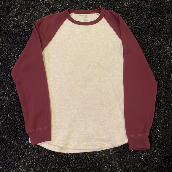 American Eagle Outfitters Other - American eagle mens medium thermal. Oatmeal/burgundy. EUC